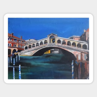 Rialto Bridge, Venice, Italy Sticker